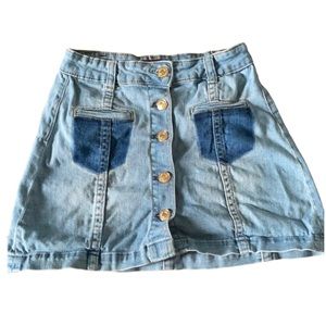 7 For All Mankind Denim Skirt
